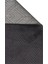 Mtarfa Siyah Geometrik Mikropolyester Makine Halısı 2