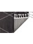Pembroke Siyah Geometrik Mikropolyester Makine Halısı 5