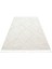 Msida Beyaz Geometrik Polyester Makine Halısı 5