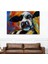 Inek Portresi Modern Sanat Dekoratif Kanvas Duvar TABLO-6521 1