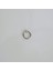 316 L Çelik Küçük Topçuklu Düz Halka Göbek Piercingi 8 mm Silver Renk 2