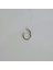 316 L Çelik Küçük Topçuklu Düz Halka Göbek Piercingi 8 mm Silver Renk 3