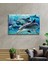 Yunus Balığı Cam Tablo Dolphin 2