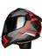 M-801-SNAKE Twılıght Güneş Vizörlü Kask (Mat Siyah-Kırmızı) 1