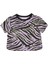 Kız Çocuk Zebra Desenli Kısa Kollu T-Shirt 1