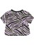 Kız Çocuk Zebra Desenli Kısa Kollu T-Shirt 2