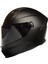 M-910 Mat Siyah Güneş Vizörlü Kask (Siyah Camlı) 1