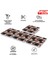 Kendinden Yapışkanlı Koyu Yuvarlak Desenli Pvc Karo 30X30 cm (11 Adet) 1m2 2