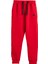 Less Plain Sweatpants Kids Crimson-Red Kırmızı Çocuk Eşofman Altı 1