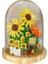 Jea·love Flower Serisi Montajlı Yapı Taşları (Şeffaf Kapak + Ahşap Taban) (Yurt Dışından) 1