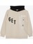 GİRLS & BOYS Erkek Çocuk Sweatshirt Kapüşonlu Yazı Baskılı 8-14 Yaş, Bej 1