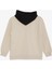 GİRLS & BOYS Erkek Çocuk Sweatshirt Kapüşonlu Yazı Baskılı 8-14 Yaş, Bej 2