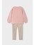 Kışlık Kız S-Shirt Tayt Takım Pembe 4