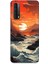 Huawei P Smart 2021 Uyumlu Silikon Kılıf Deniz Dağ ve Gün Batımı 1