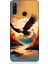 Huawei P30 Lite Uyumlu Silikon Kılıf Uçan Siyah Beyaz Kartal 1