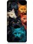 Huawei P30 Lite Uyumlu Silikon Kılıf Renkli Sevimli Kedi Yüzleri 1