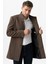 Treviso 4021 Slim Fit Pamuklu Hakim Yaka Palto K.kahve 2