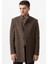 Treviso 4021 Slim Fit Pamuklu Hakim Yaka Palto K.kahve 3
