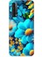 Huawei P Smart 2021 Uyumlu Silikon Kılıf Mavi Sarı Çiçekler 1