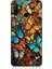 Huawei P30 Lite Uyumlu Silikon Kılıf Pastel Renkli Kelebekler 1
