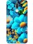 Huawei Mate 10 Lite Uyumlu Silikon Kılıf Mavi Sarı Çiçekler 1