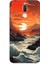 Huawei Mate 10 Lite Uyumlu Silikon Kılıf Deniz Dağ ve Gün Batımı 1