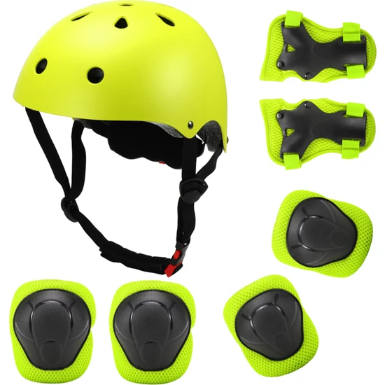 Buyfun Çocuklar 7 1 Kask ve Pedleri Set Ayarlanabilir Çocuklar (Yurt Dışından)