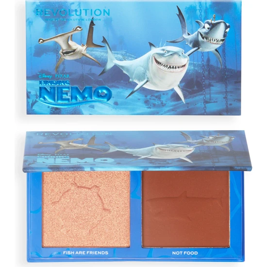 Revolution x Finding Nemo Sharky Bronzer & Highlighter - Kayıp Balık Nemo Bronzer ve Aydınlatıcı