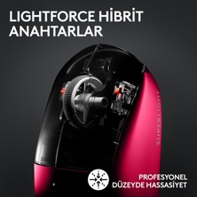 Logitech G PRO X SUPERLIGHT 2 Hafif HERO 2 Sensör 32.000 DPI LIGHTSPEED Kablosuz Oyuncu Mouse - Pembe