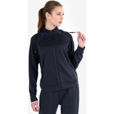 Lescon 23NTBS002109-FW Kadın 23N-2109 Fermuarlı Kapşonlu Üst