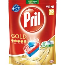 Pril Gold 70 Yıkama Bulaşık Makinesi Deterjanı Tableti