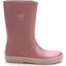 Igor Splash Dk Kız Çocuk Yağmur Çizmesi PVC Malzeme Slip-On Bağlama Özelliği ile Rahat