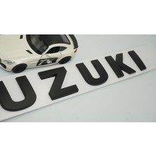 Dk Suzuki Bagaj 3m 3D Siyah Abs Yazı Logo Amblem 29X4 cm