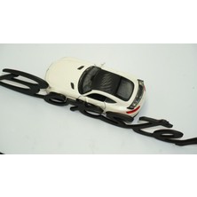 Dk Porsche Boxster Bagaj 3m 3D Siyah Abs Eski Model Yazı Logo Amblem