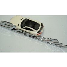 Dk Porsche Boxster Bagaj 3m 3D Krom Abs Eski Model Yazı Logo Amblem