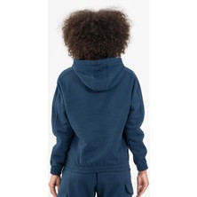 Maraton Comfort Kadın Kapüşonlu  Navy Sweatshirt