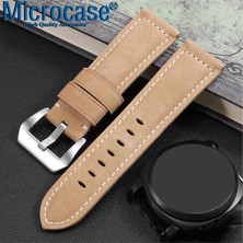 Microcase Huawei Watch Gt 2e - Gt2 46MM - Gt2 Pro 46MM Için Tokalı Deri Kordon Kayış - KY86