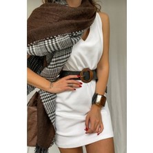 Shopiolog Çift Taraflı Yumuşak Dokulu Atkı Şal