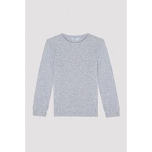 Unisex Uzun Kollu 2 li Çok Renkli T-shirt