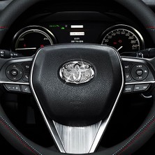 İdeal Aksesuar Toyota Taşlı Direksiyon Logosu Kristal Toyota Stone Steering Wheel Logo Crystal Arma Iç Logo