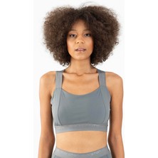 Maraton SlimFit Kadın Atlet Yaka  Antrasit Bra