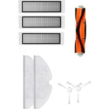 Roborge Vestel V-Bot Pro B Robot Süpürge Uyumlu 8'li yedek Parça Seti - Muadil Ürün