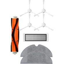 Roborge Vestel V-Bot Pro B Robot Süpürge Uyumlu 8'li Yedek Parça Seti