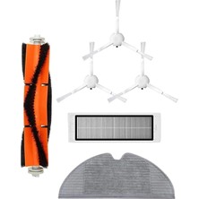 Roborge Vestel V-Bot Pro B Robot Süpürge Uyumlu 6'lı Yedek Parça Seti - Muadil Ürün