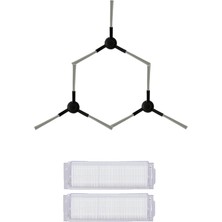 Roborge Xiaomi Vacuum Mop 2s (XMSTJQR2S) Robot Süpürge Uyumlu 5'li Yedek Parça Seti