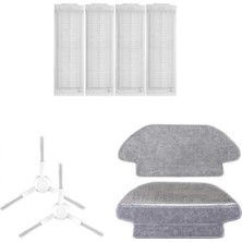 Roborge Xiaomi Vacuum Mop 2s (XMSTJQR2S) Robot Süpürge Uyumlu 8'li yedek Parça Seti