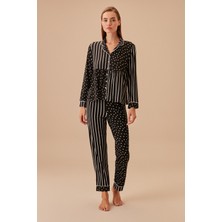 Suwen Maya Maskülen Pijama Takımı