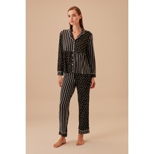 Suwen Maya Maskülen Pijama Takımı