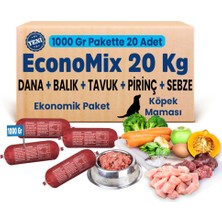 Borfmarkt Köpek Maması Economix 20KG Kolide (1000 gr Paketler)