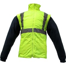 Junıor JN1003 (Xxl)  5+1 Içi Çıkmalı Oxford Fosforlu Parka